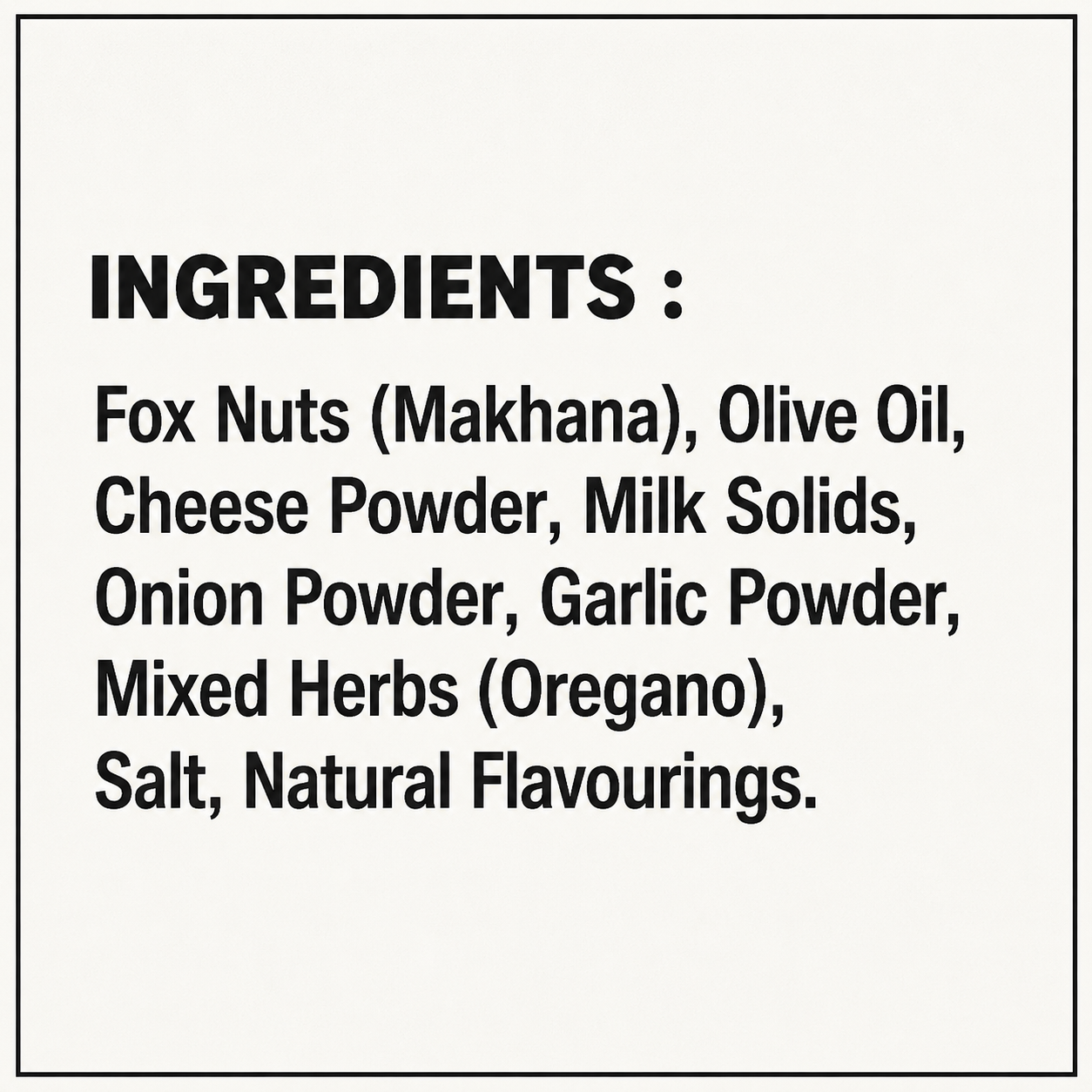 Skipwell cheese burst makhana