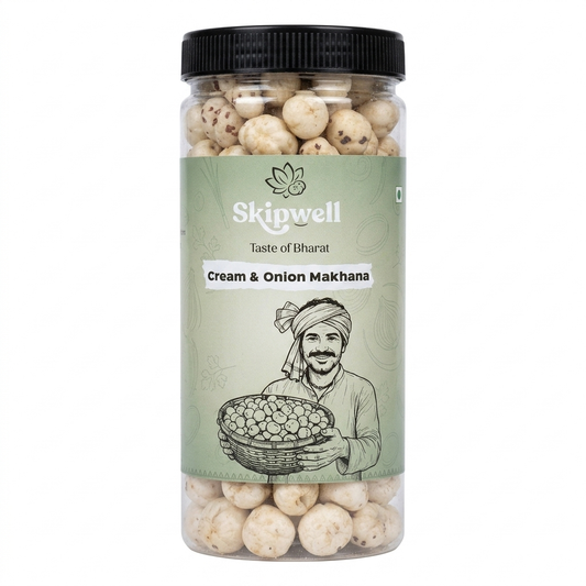 Skipwell Cream & onion makhana