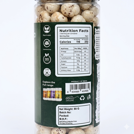 Skipwell Cream & onion makhana