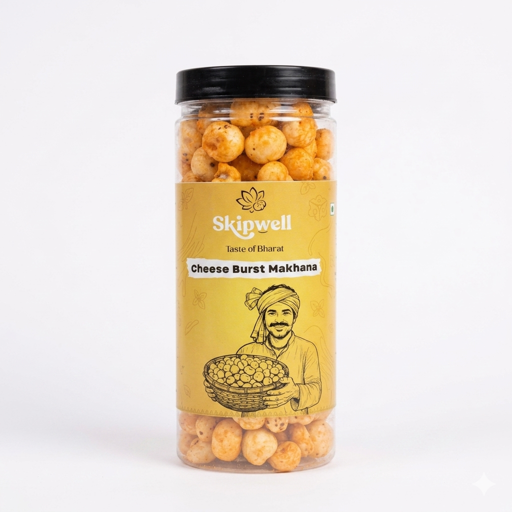 Skipwell cheese burst makhana